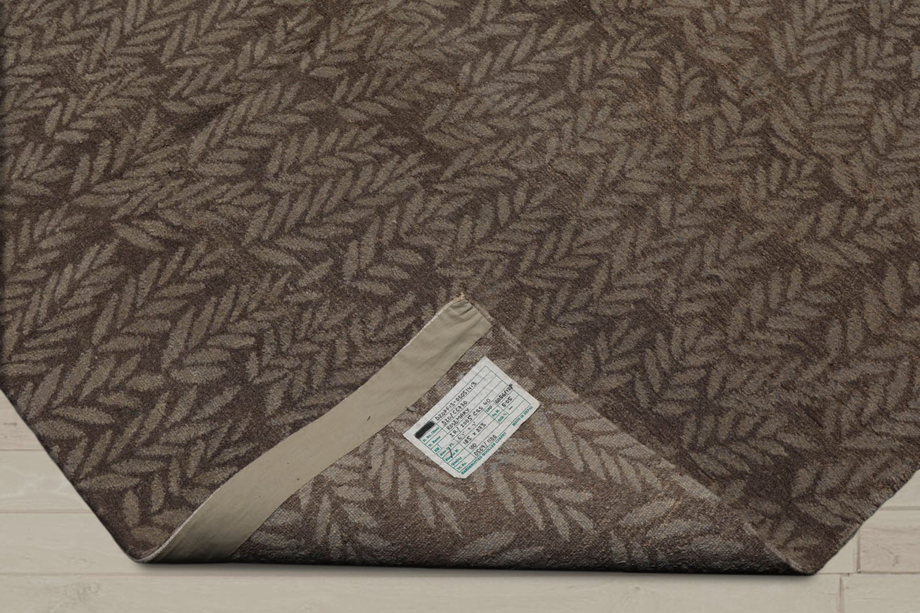 6x9 Taupe, Gray, Color Hand Knotted  100% Wool Transitional Oriental Rug