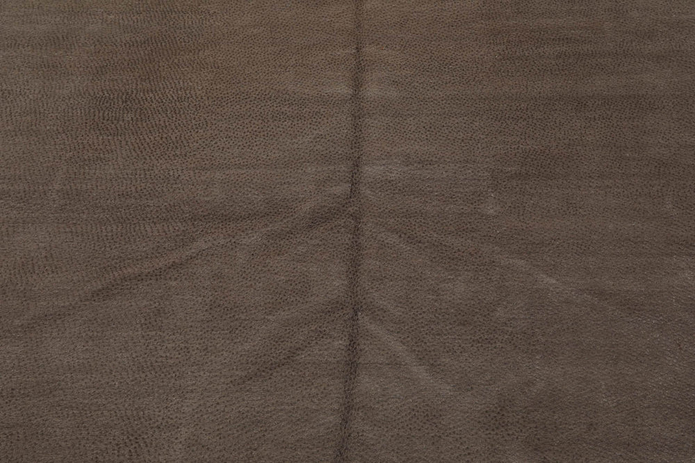 6x9 Tone on Tone Taupe, , Color Hand Knotted  Wool & Silk Modern Oriental Rug