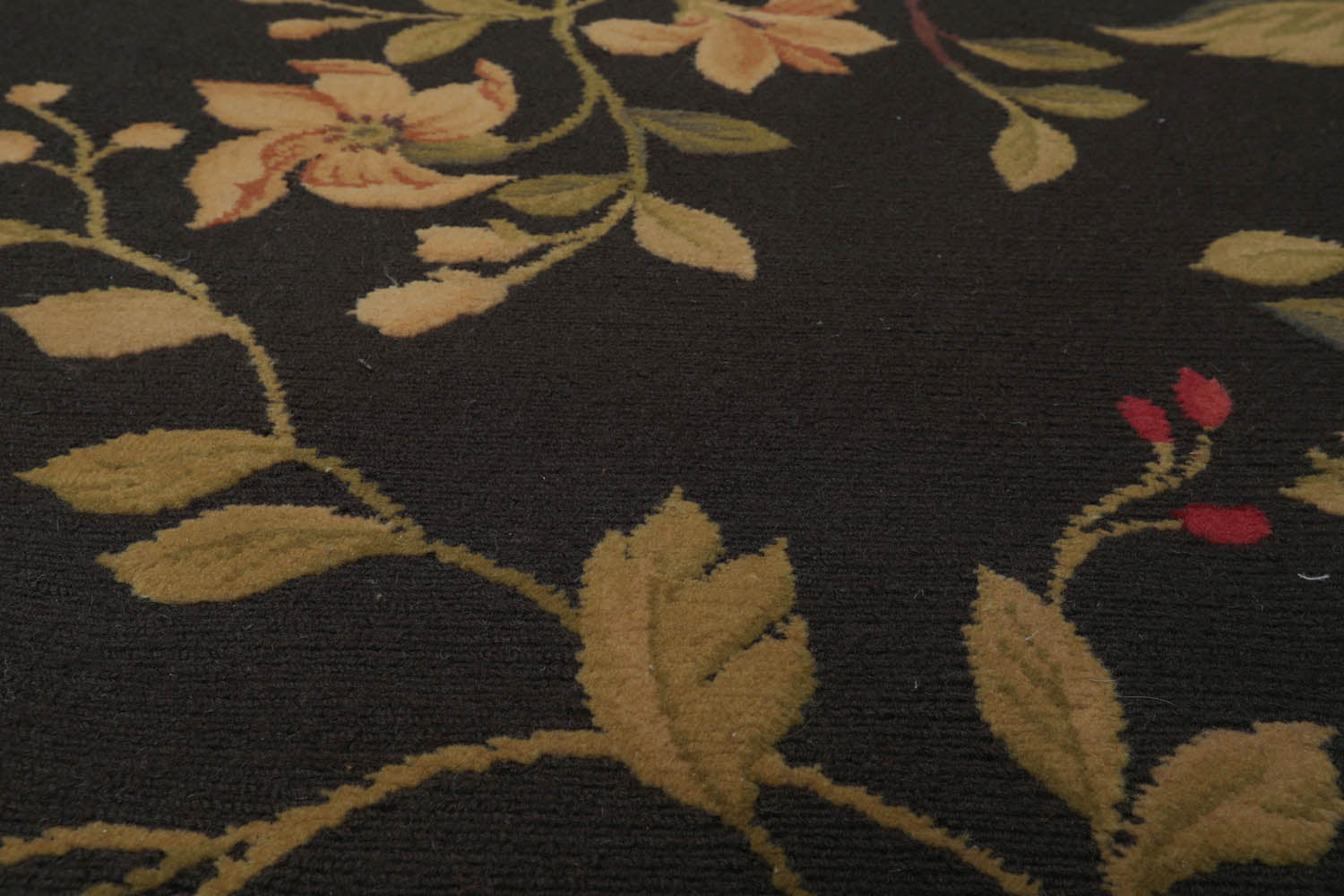 8x10 Dark Green, Lime, Rose Color Hand Knotted  100% Wool Traditional Oriental Rug