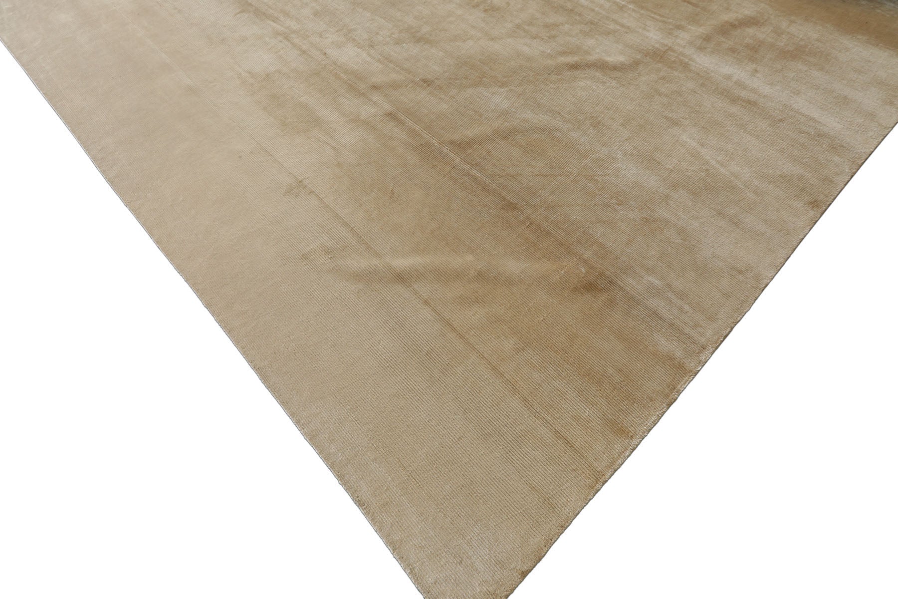 Multi Size Beige Color Hand Knotted Tibetan 100% Silk Contemporary Oriental Rug
