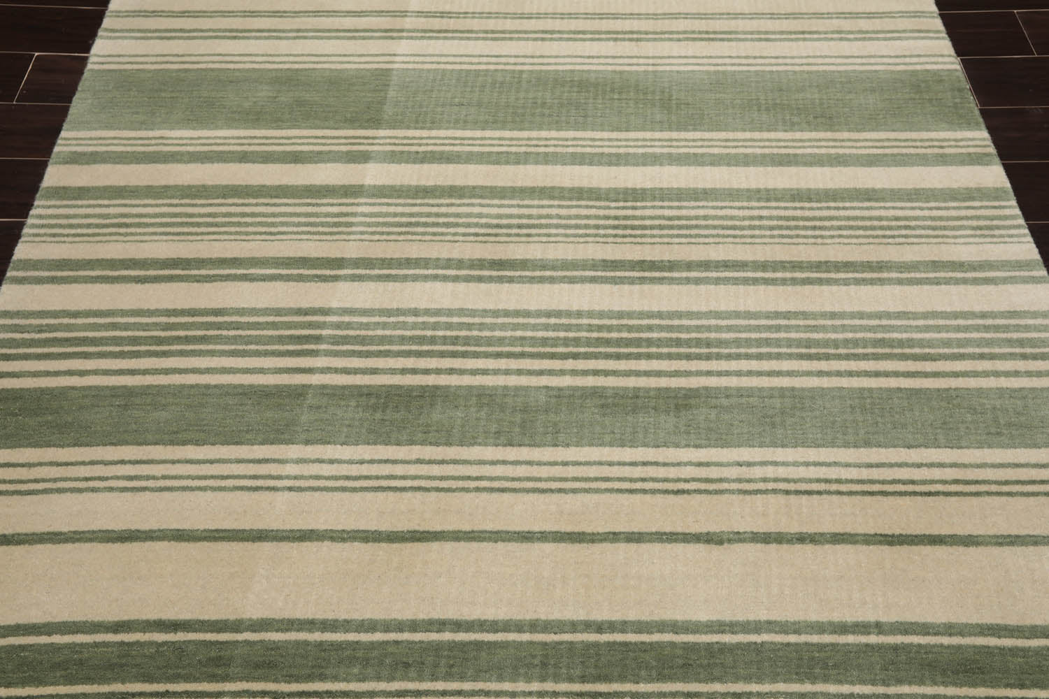 6x9 Beige, Mint, Color Hand Knotted  100% Wool Modern Oriental Rug