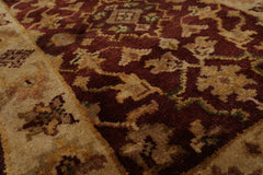 Knotted Rug Sage Hand Knotted 2'x3' Traditional Oushak Wool Oriental Area Rug