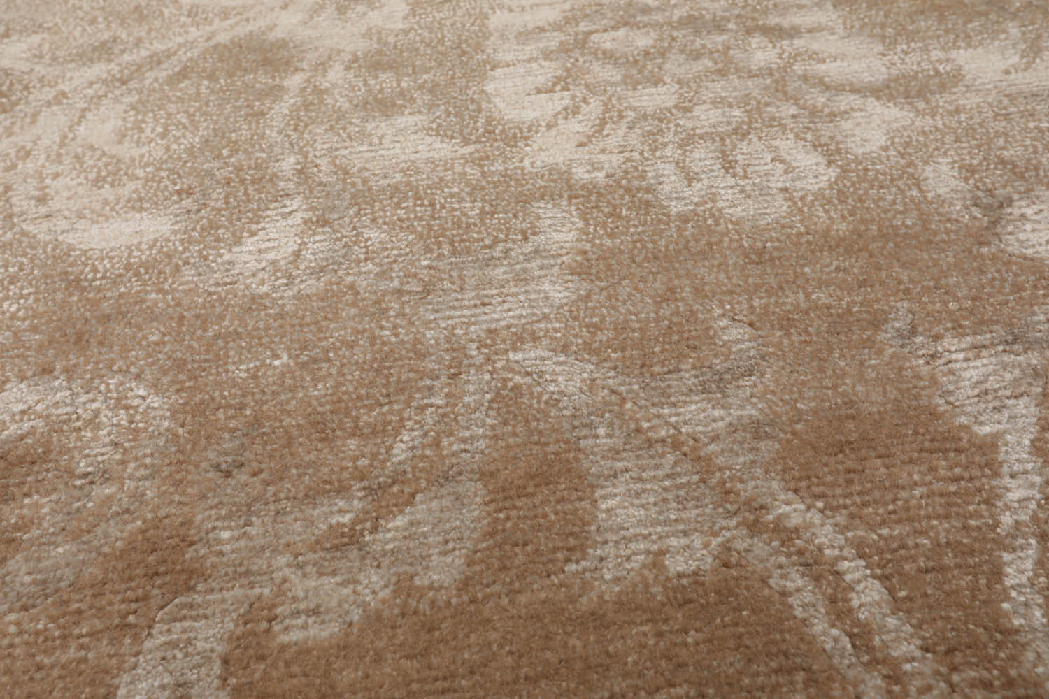 5x7 Beige, Camel, Gray Color Hand Knotted  100% Wool Traditional Oriental Rug