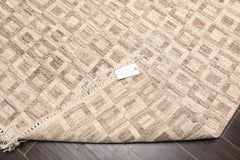 5x8 Beige, Brown, Color Hand Knotted Soumak 100% Wool Modern Oriental Rug