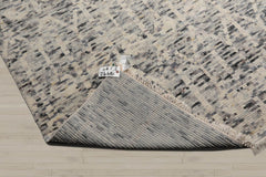 8x10 Ivory, Gray, Graphite Color Hand Knotted Oushak 100% Wool  Oriental Rug