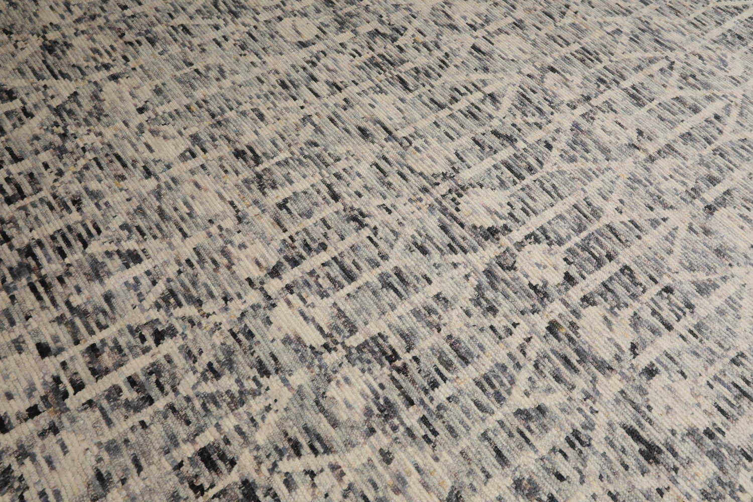 8x10 Ivory, Gray, Graphite Color Hand Knotted Oushak 100% Wool  Oriental Rug