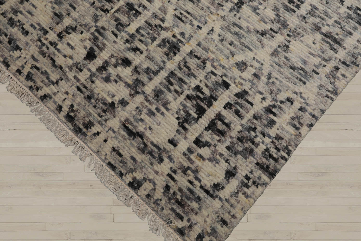 8x10 Ivory, Gray, Graphite Color Hand Knotted Oushak 100% Wool  Oriental Rug