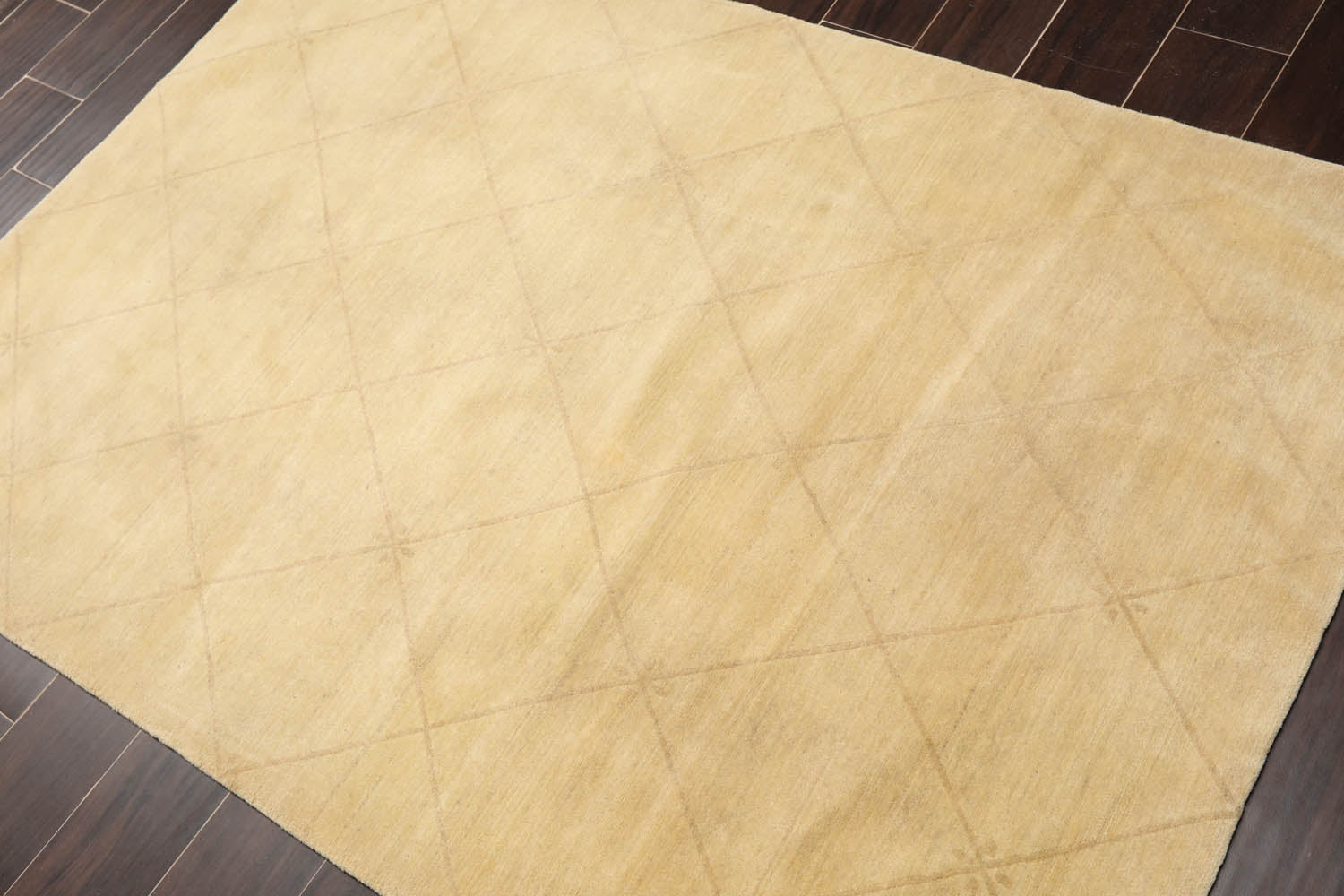 4x6 Pistacchio, Beige, Color Hand Knotted  100% Wool Modern Oriental Rug