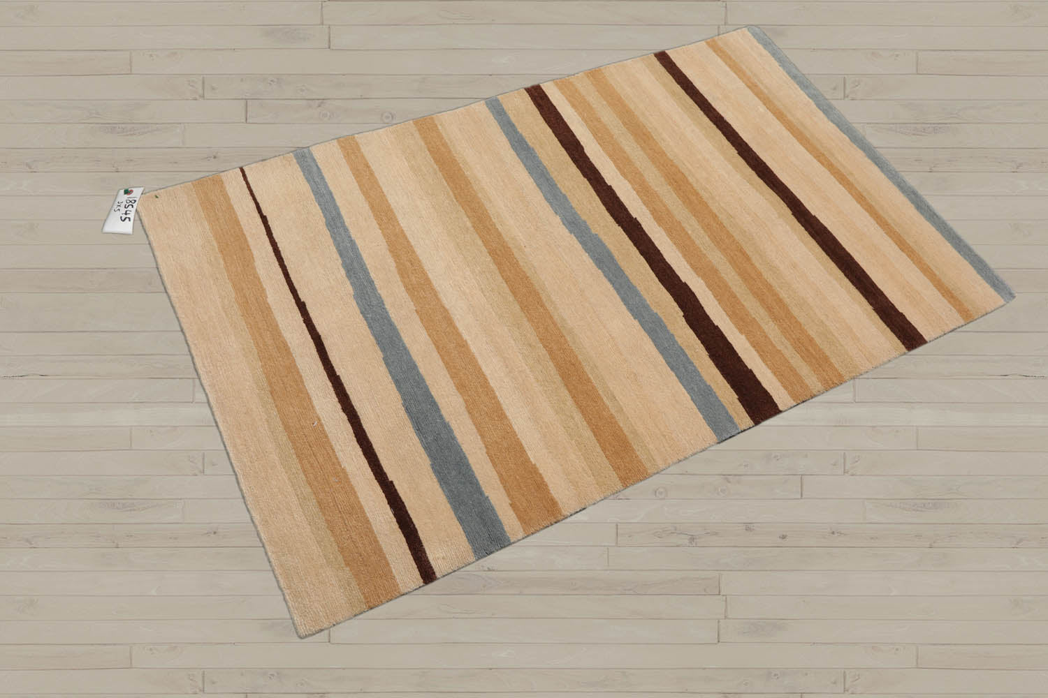 3x5 Beige, Tan, Brown Color Hand Knotted Tibetan 100% Wool Modern & Contemporary Oriental Rug