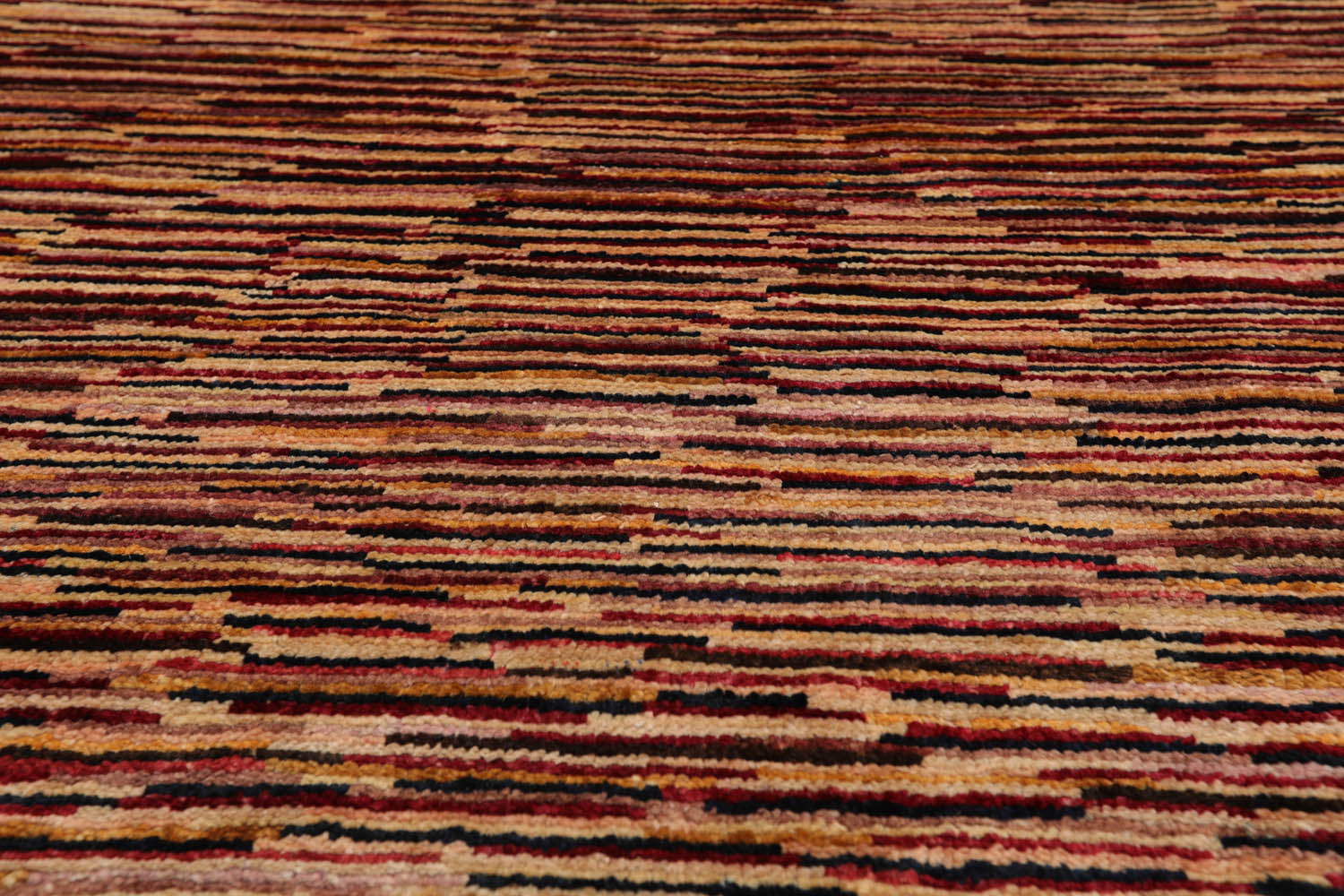 4x6 Gold, Rust, Beige Color Hand Knotted Peshawar 100% Wool Traditional Oriental Rug