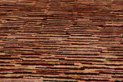 4x6 Gold, Rust, Beige Color Hand Knotted Peshawar 100% Wool Traditional Oriental Rug