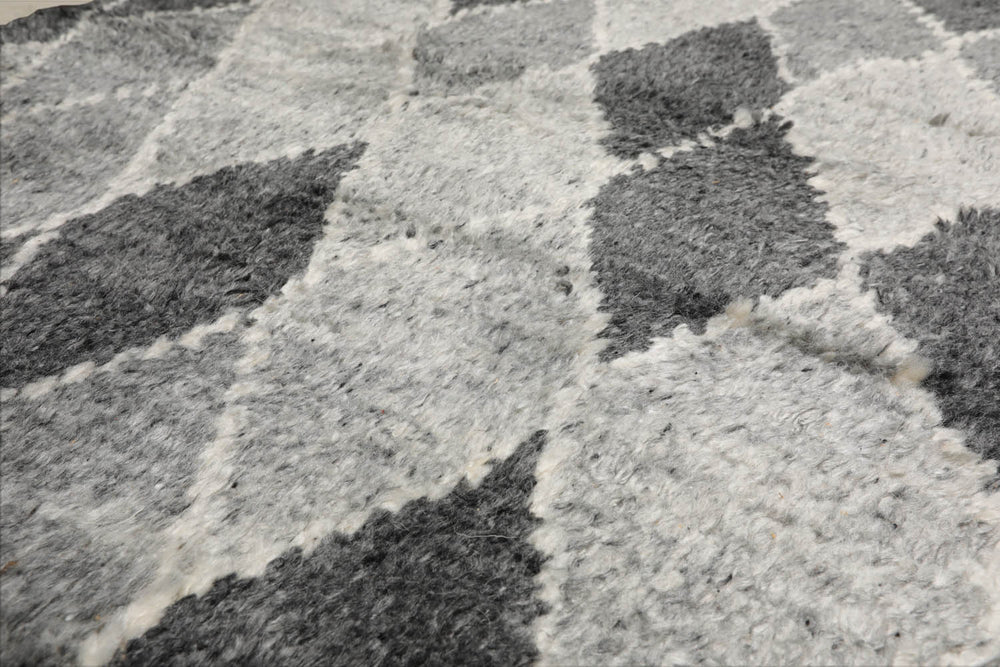 5x8 Tone On Tone Gray, , Color Hand Knotted  100% Wool Tribal Oriental Rug