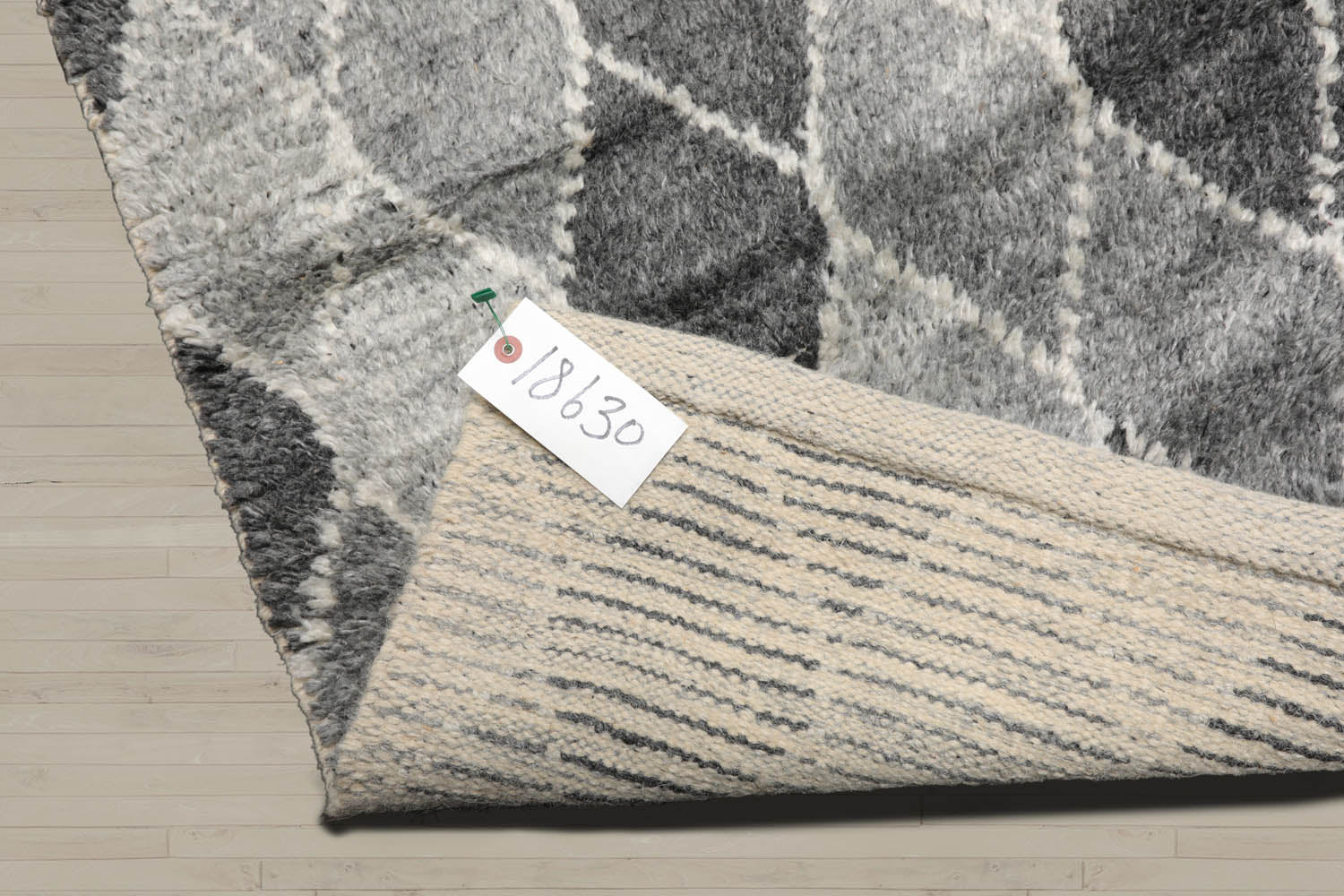 5x8 Tone On Tone Gray, , Color Hand Knotted  100% Wool Tribal Oriental Rug