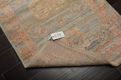 3x5 Sea Foam, Blush, Blue Color Hand Knotted Oushak 100% Wool Traditional Oriental Rug