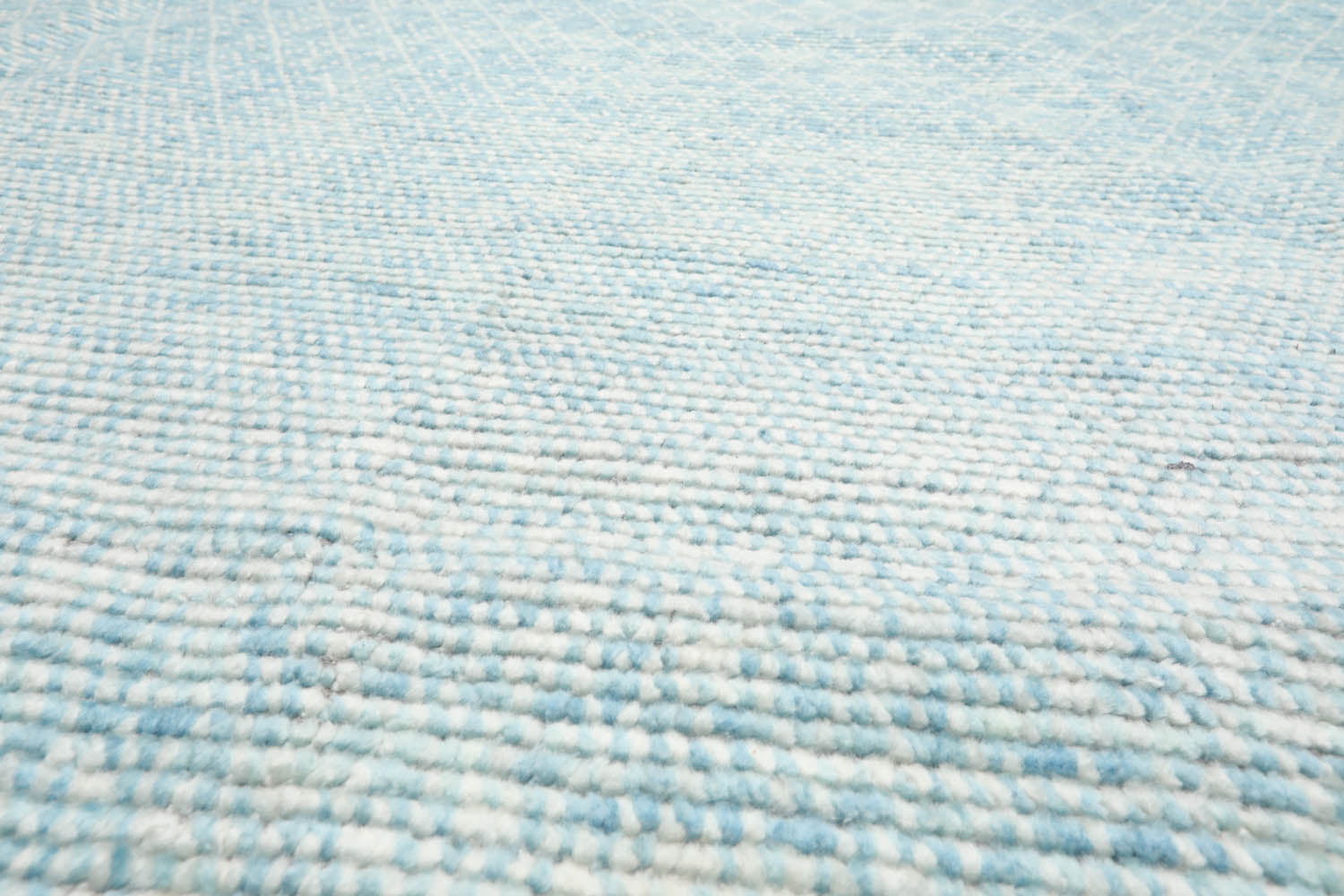 9x12 Ivory, Aqua, Color Hand Knotted  Wool Contemporary Oriental Rug