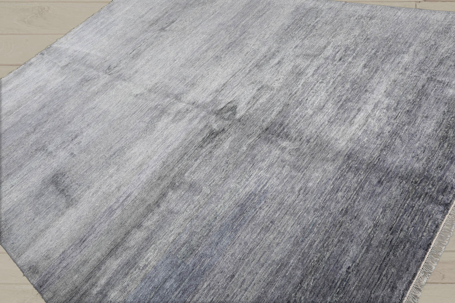 8x11 Gray, Slate, Color Hand Knotted Tibetan 100% Wool Modern Oriental Rug