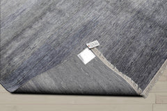 8x11 Gray, Slate, Color Hand Knotted Tibetan 100% Wool Modern Oriental Rug
