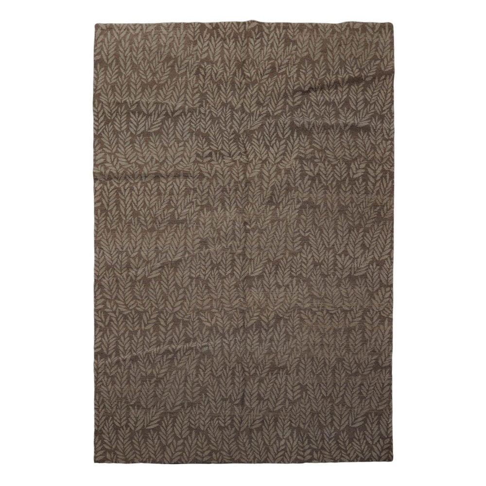 6x9 Taupe, Gray, Color Hand Knotted  100% Wool Transitional Oriental Rug