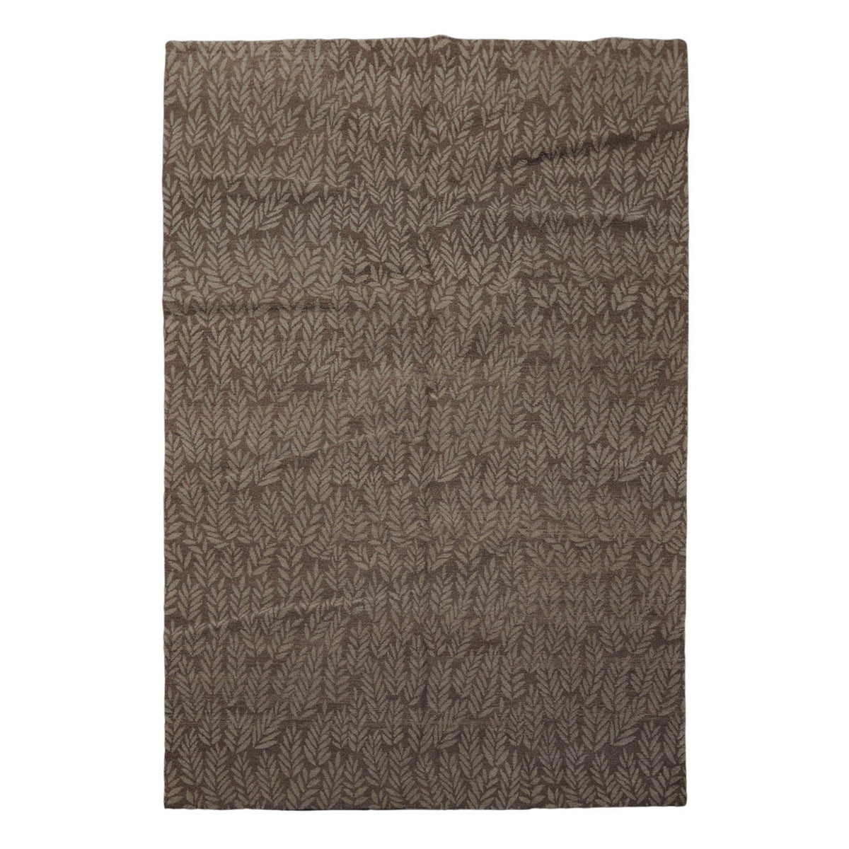 6x9 Taupe, Gray, Color Hand Knotted  100% Wool Transitional Oriental Rug