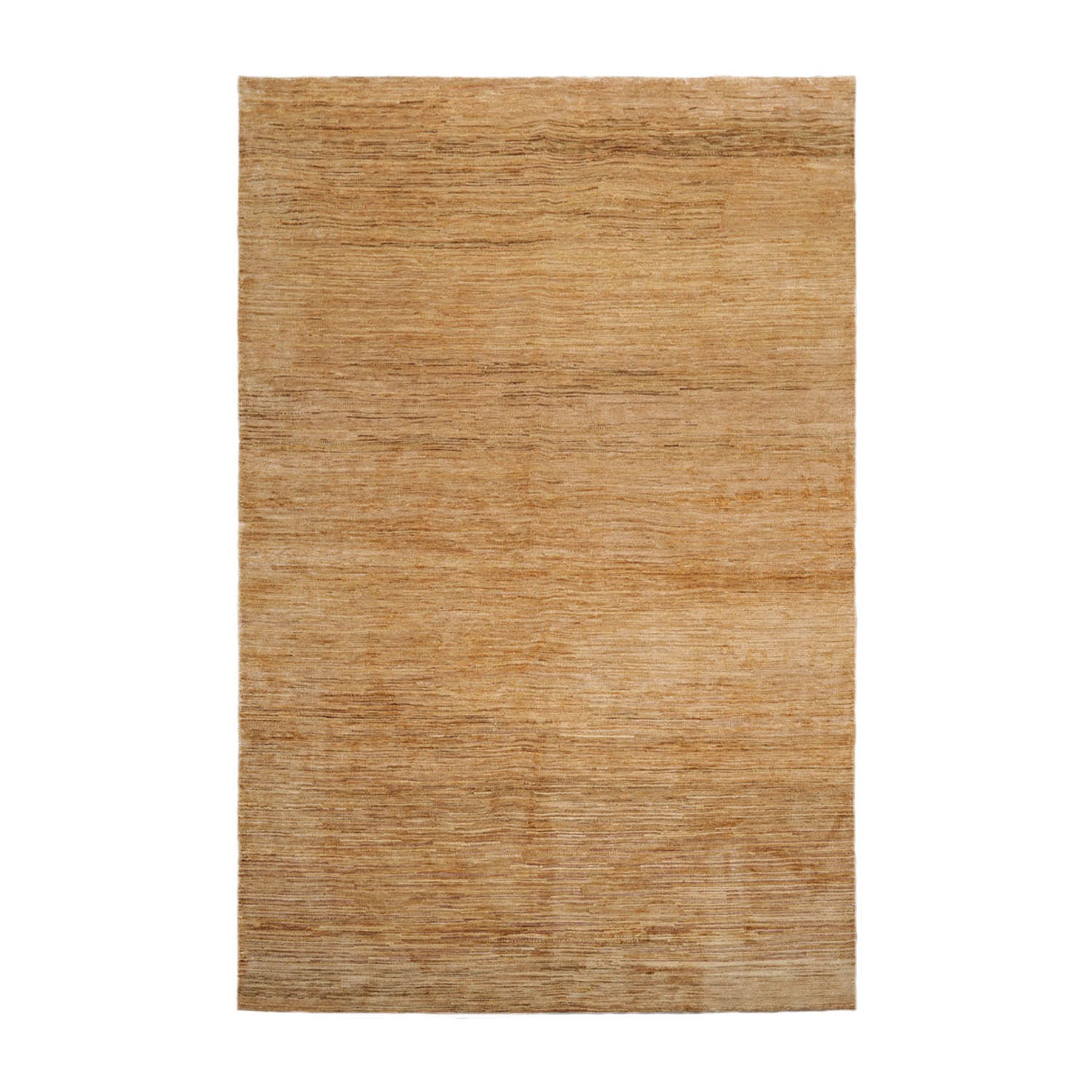 6x9 Tone on tone Gold, , Color Hand Knotted Tibetan Sherpa 100% Wool Modern Oriental Rug