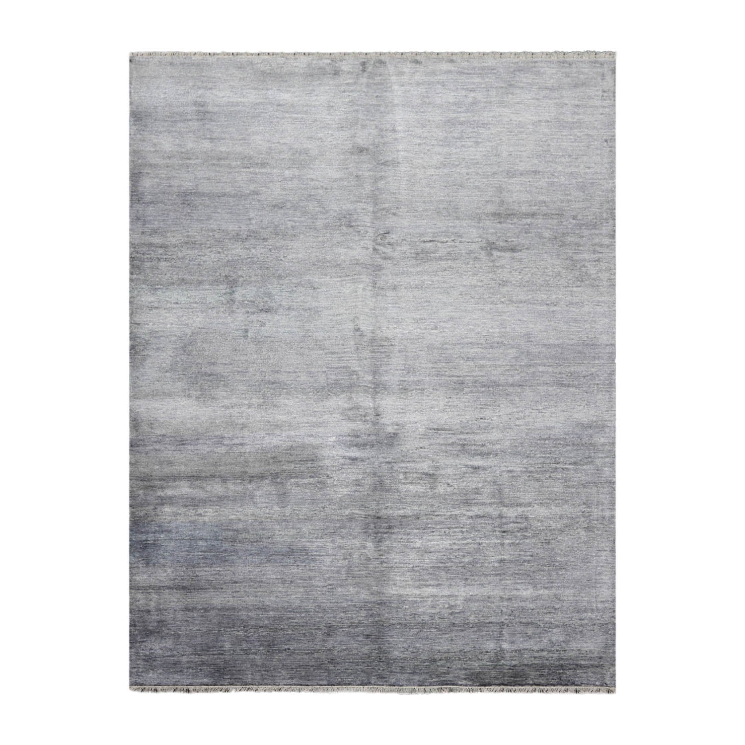 8x11 Gray, Slate, Color Hand Knotted Tibetan 100% Wool Modern Oriental Rug