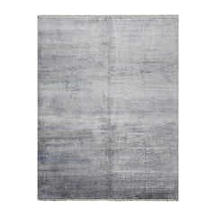8x11 Gray, Slate, Color Hand Knotted Tibetan 100% Wool Modern Oriental Rug