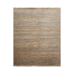 8x10 Moss, Gray, Beige Color Hand Knotted  Wool & Bamboo Silk Modern Oriental Rug