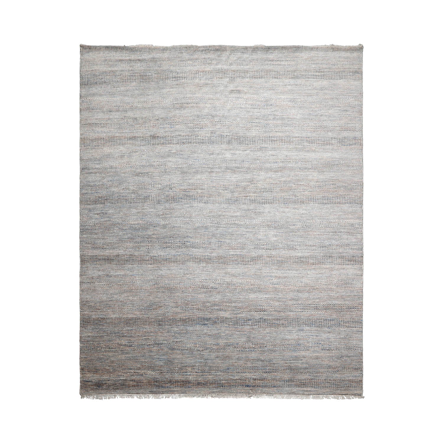 8x10 Tan, Gray, Brown Color Hand Knotted  100% Wool Modern Oriental Rug
