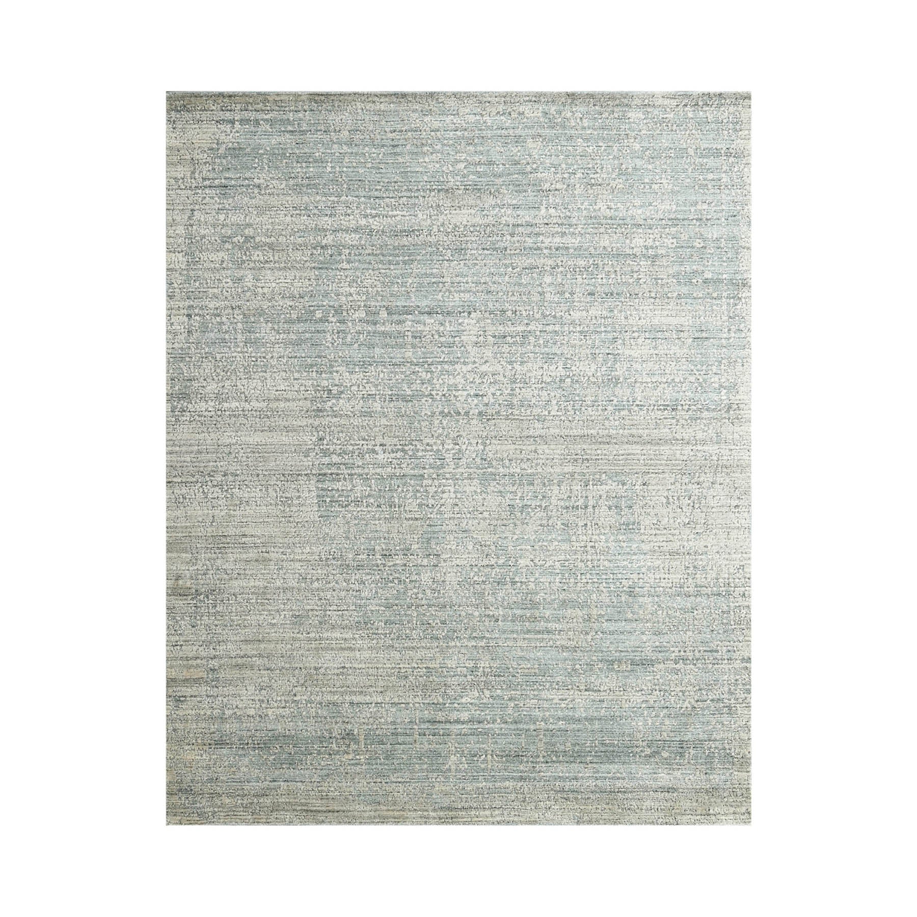 8x10 Celadon, Beige, Color Hand Knotted  100% Wool Modern & Contemporary Oriental Rug