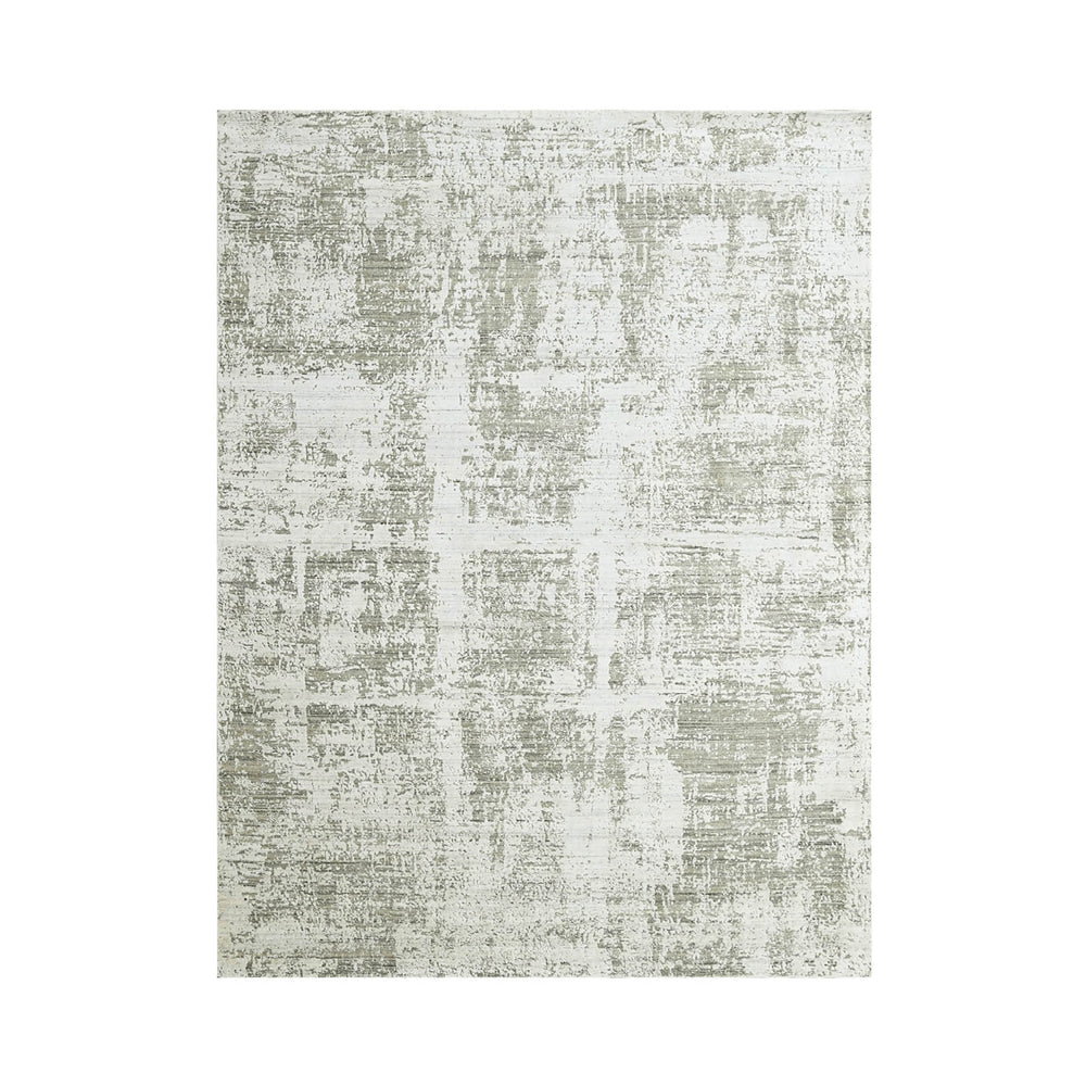 Multi Size Ivory Gray Beige Color Hand Knotted  Wool Modern & Contemporary Oriental Rug