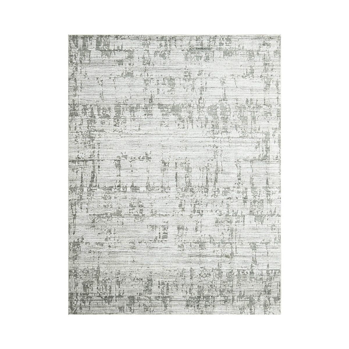 8x10 Gray, Silver, Color Hand Knotted  100% Wool Modern & Contemporary Oriental Rug