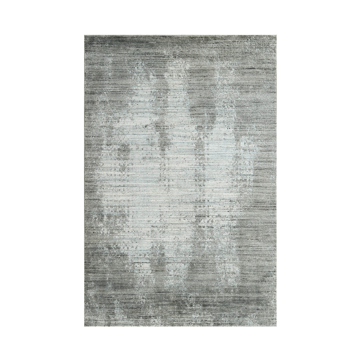 5x8 Gray, Silver, Color Hand Knotted  100% Wool Modern & Contemporary Oriental Rug