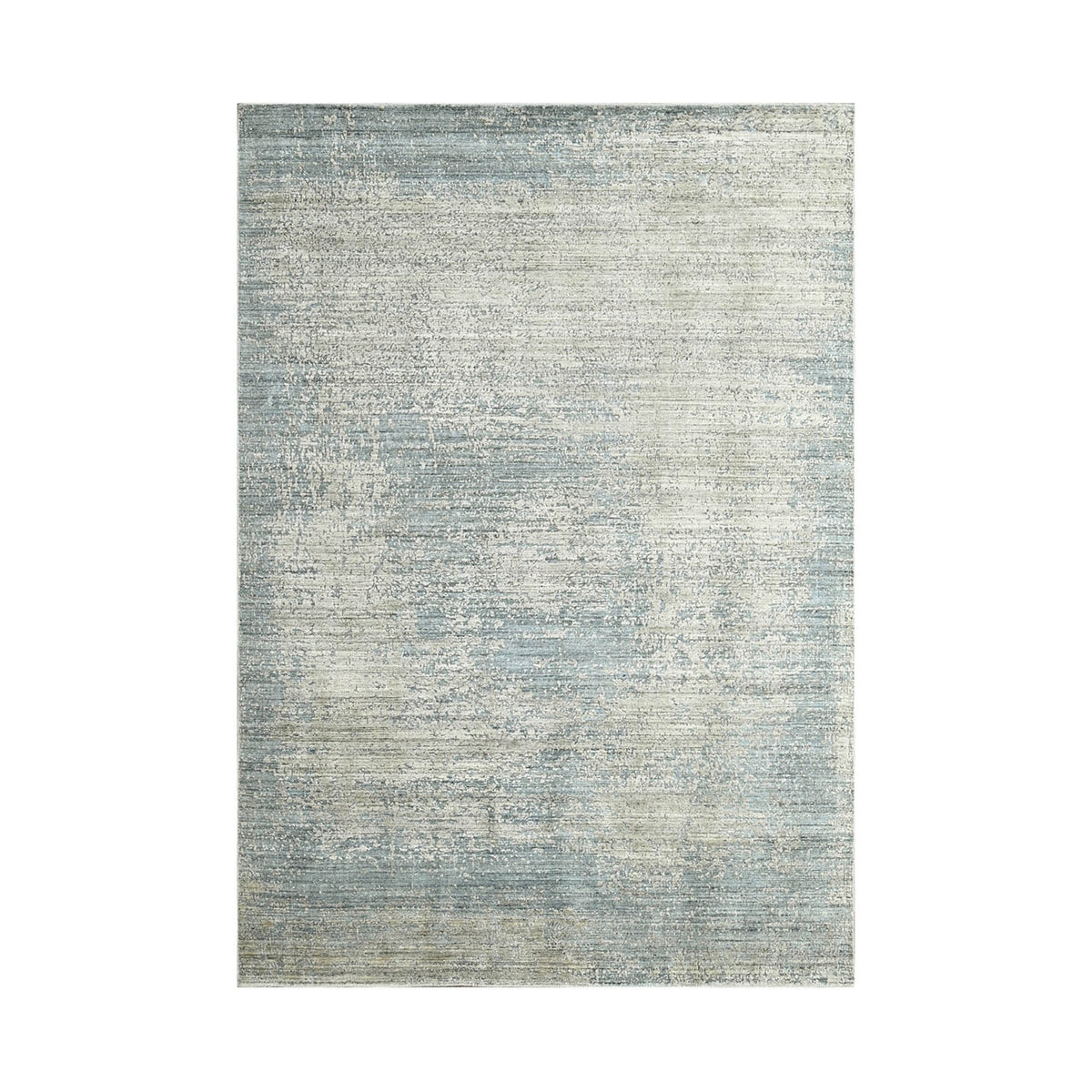 6x9 Gray, Beige, Blue Color Hand Knotted  100% Wool Modern & Contemporary Oriental Rug