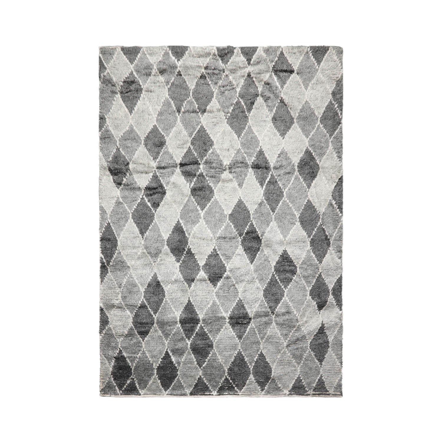 5x8 Tone On Tone Gray, , Color Hand Knotted  100% Wool Tribal Oriental Rug