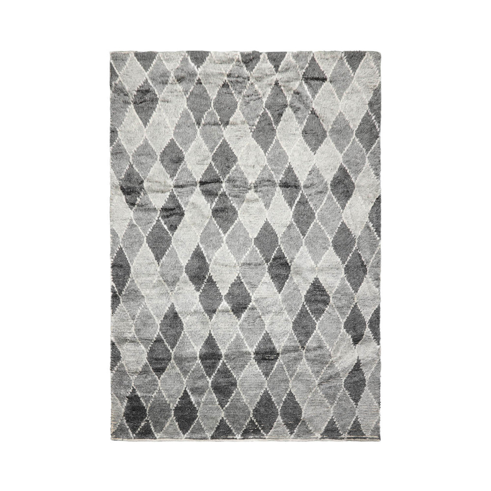 5x8 Tone On Tone Gray, , Color Hand Knotted  100% Wool Tribal Oriental Rug