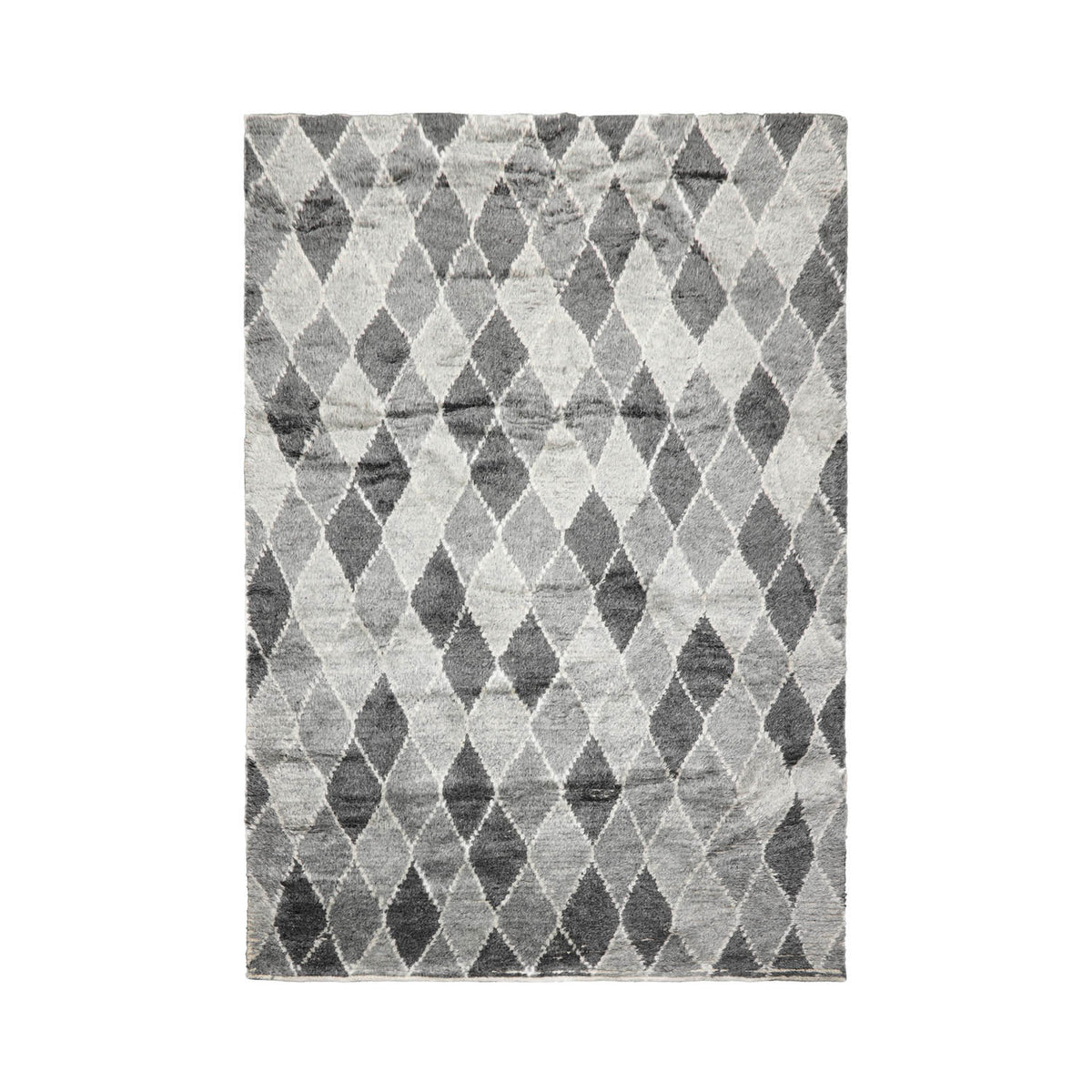 5x8 Tone On Tone Gray, , Color Hand Knotted  100% Wool Tribal Oriental Rug