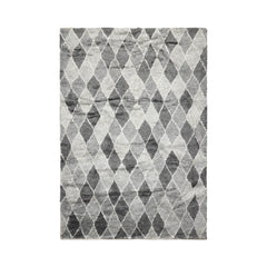 5x8 Tone On Tone Gray, , Color Hand Knotted  100% Wool Tribal Oriental Rug