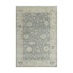 Multi Size Dark Gray Beige Muted Earth Tones Color Hand Knotted Turkish Oushak Wool Traditional Oriental Rug