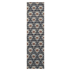 Multi Size Slate Blue Ivory Color Hand Knotted Tibetan Wool Contemporary Oriental Rug