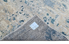 Multi Size Gray Blue Slate Color Hand Knotted Tibetan Wool  Oriental Rug