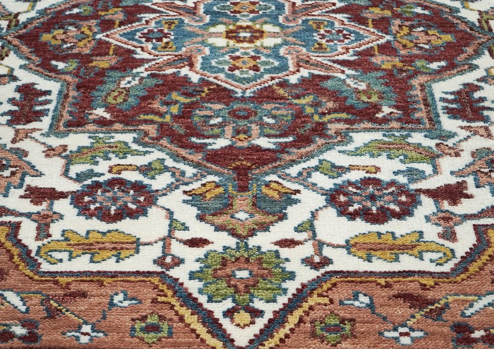 8x10 Gray
, Beige
, Teal
 Color Hand Knotted Oushak Wool Traditional Oriental Rug