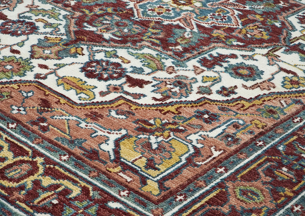 8x10 Gray
, Beige
, Teal
 Color Hand Knotted Oushak Wool Traditional Oriental Rug