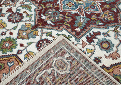 8x10 Gray
, Beige
, Teal
 Color Hand Knotted Oushak Wool Traditional Oriental Rug