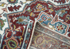 8x10 Gray
, Beige
, Teal
 Color Hand Knotted Oushak Wool Traditional Oriental Rug