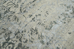 8x10 Beige, Gray, Muted Earth Tones Color Hand Knotted Oushak Wool Transitional Oriental Rug