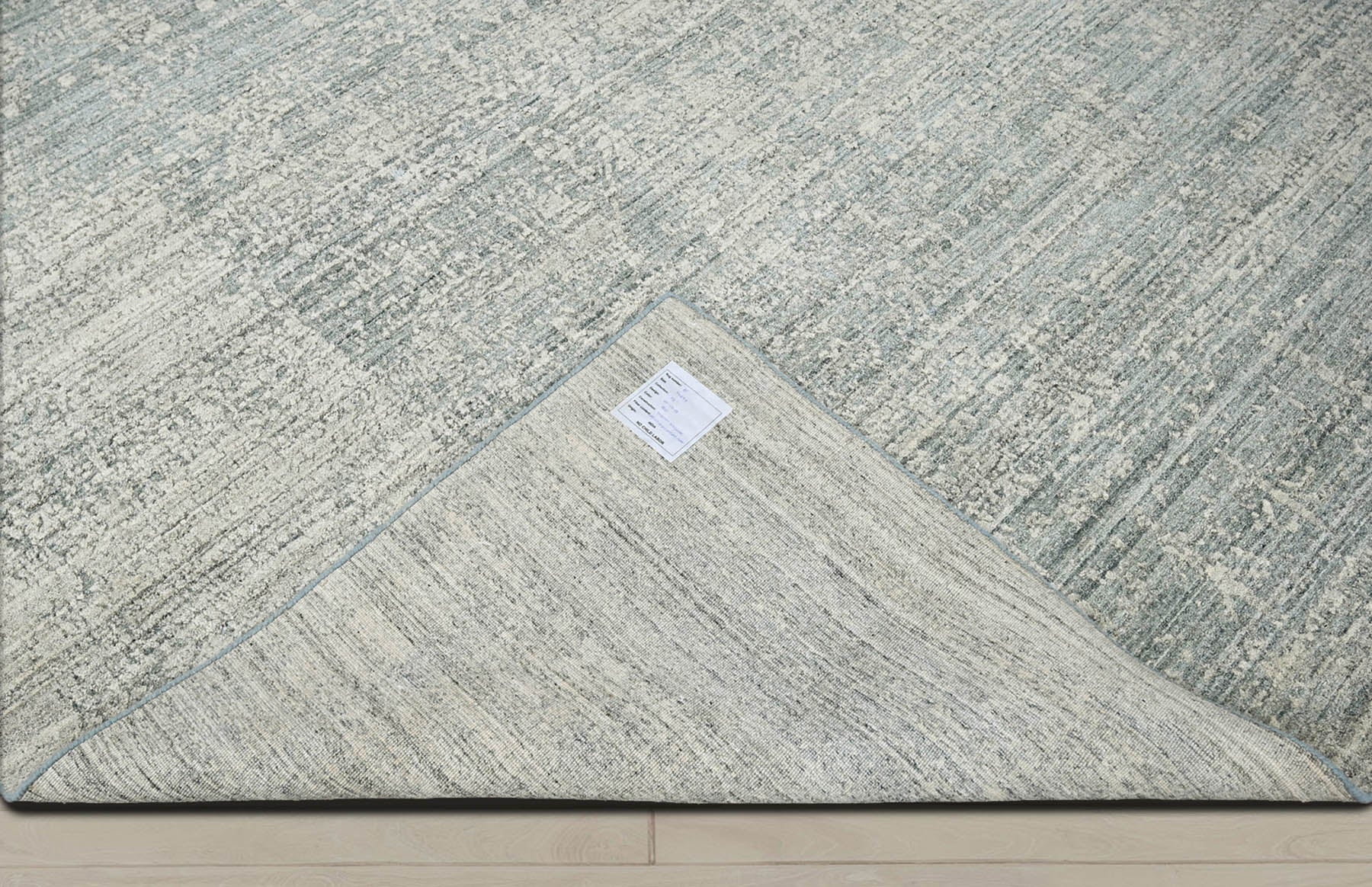 8x10 Celadon, Beige, Color Hand Knotted  100% Wool Modern & Contemporary Oriental Rug