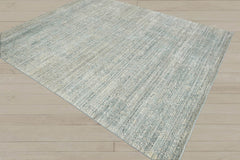 8x10 Celadon, Beige, Color Hand Knotted  100% Wool Modern & Contemporary Oriental Rug