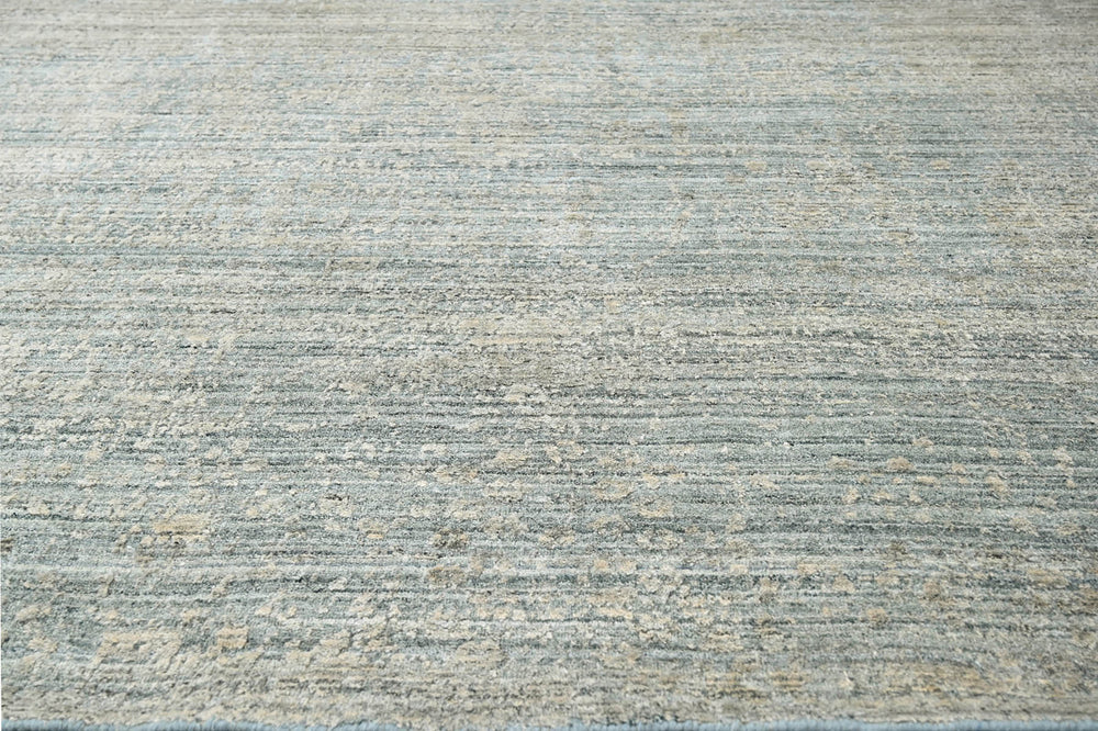 8x10 Celadon, Beige, Color Hand Knotted  100% Wool Modern & Contemporary Oriental Rug