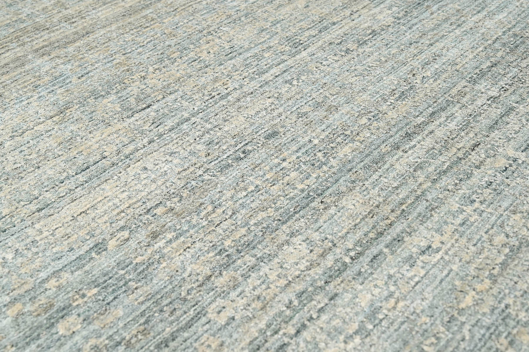 8x10 Celadon, Beige, Color Hand Knotted  100% Wool Modern & Contemporary Oriental Rug