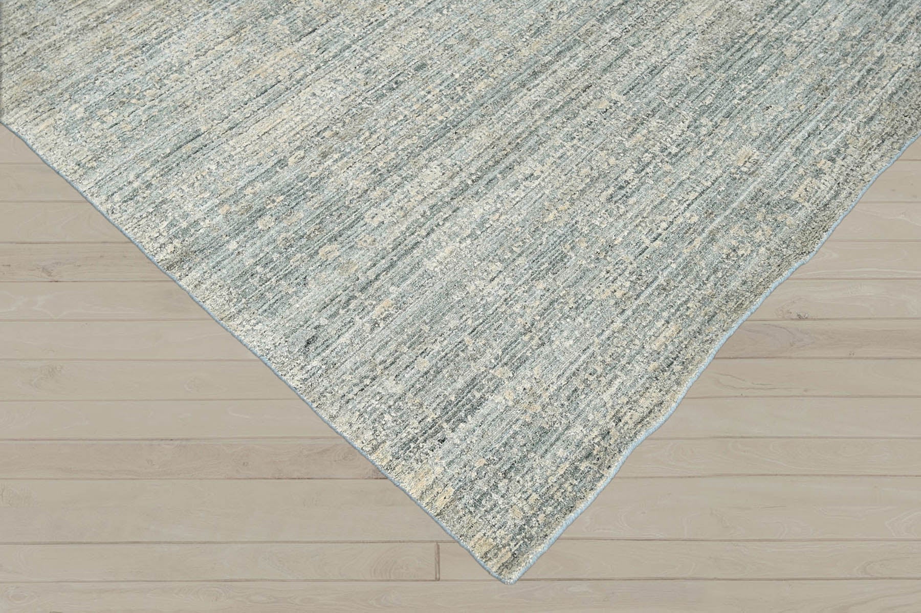 8x10 Celadon, Beige, Color Hand Knotted  100% Wool Modern & Contemporary Oriental Rug